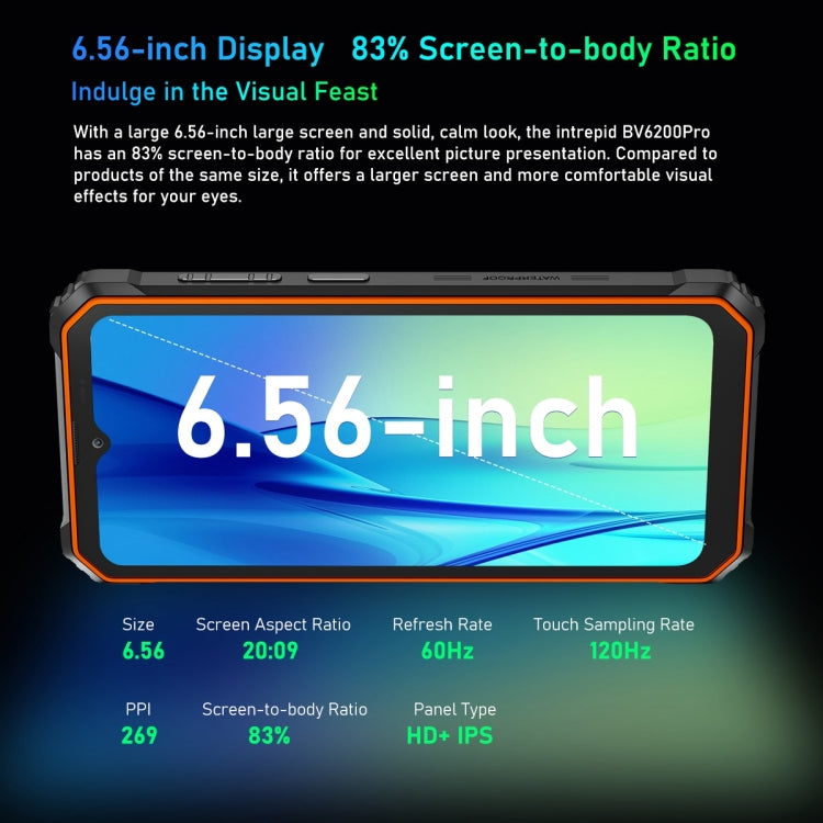 Blackview BV6200 Pro, IP68/IP69K/MIL-STD-810H, 6.56 inch Android 14 MediaTek Helio P35 Octa Core, Network: 4G, OTG, NFC Blackview BV6200 Pro, IP68/IP69K/MIL-STD-810H, 6.56 inch Android 14 MediaTek Helio P35 Octa Core, Network: 4G, OTG, NFC